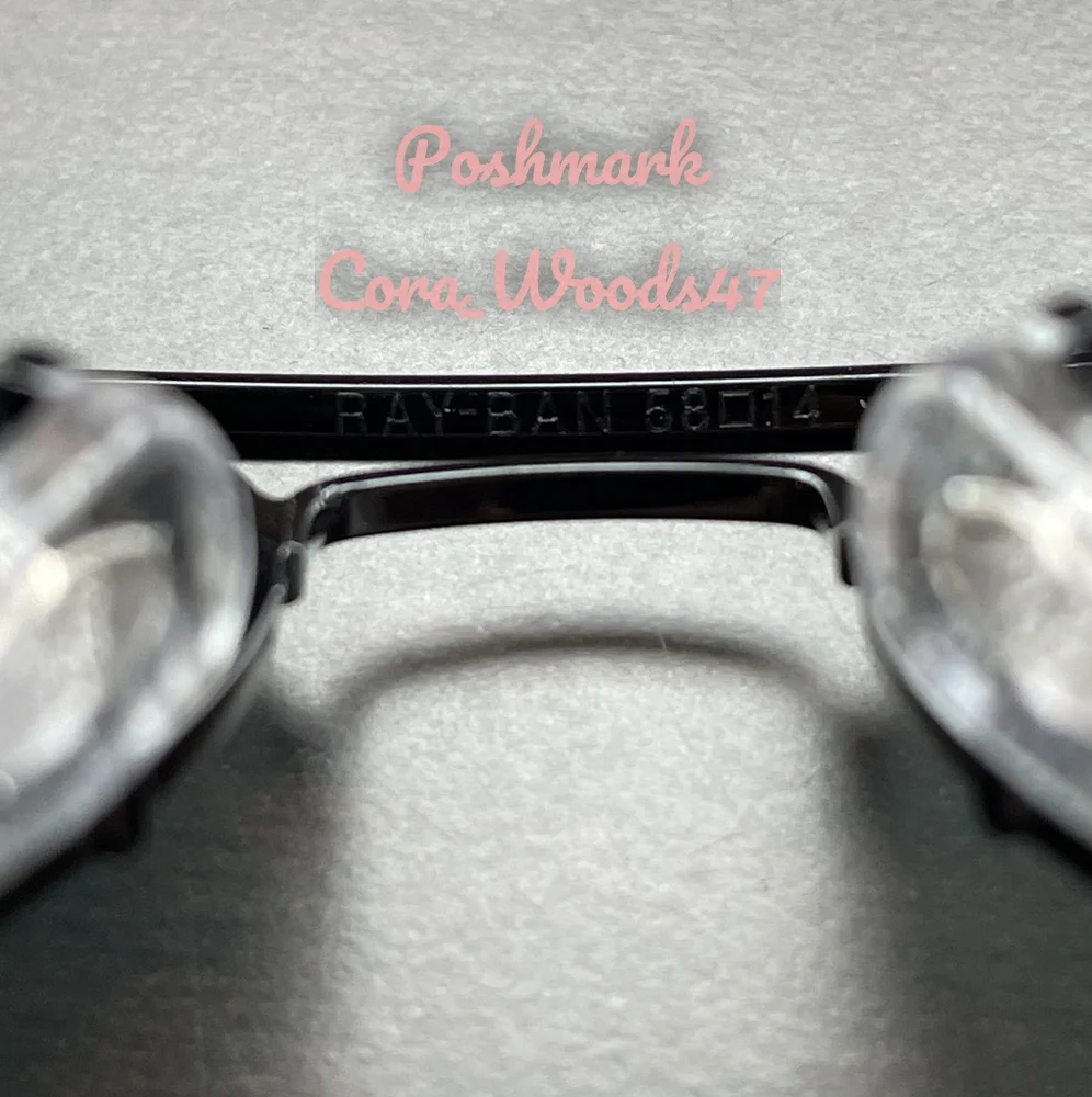 RayBan Aviator Black Lenses RB3025 Black Frame 58 / 62 Unisex New - Picture 7 of 16